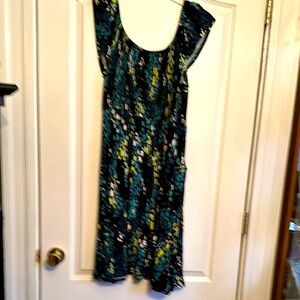 Elegant Multicolor Patterned Dress